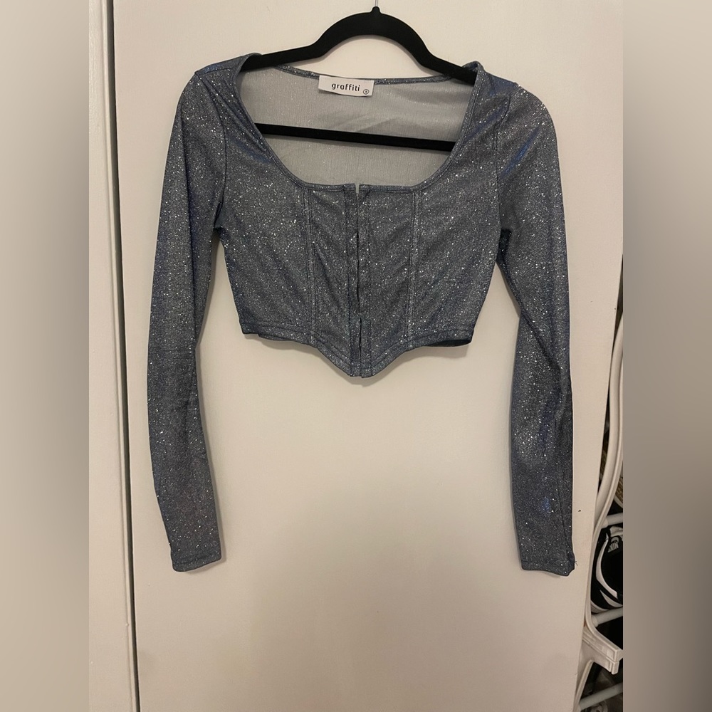 Graffiti Boutique Sparkly corset top